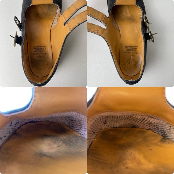 Vintage Dr. Martens Black MIE 8065 Leather Double Strap Mary Janes UK 4 - Picture 14 of 16